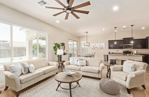 Montecito in Estrella House | Chill by the pool in this Estrella Mtn Ranch designers home!
