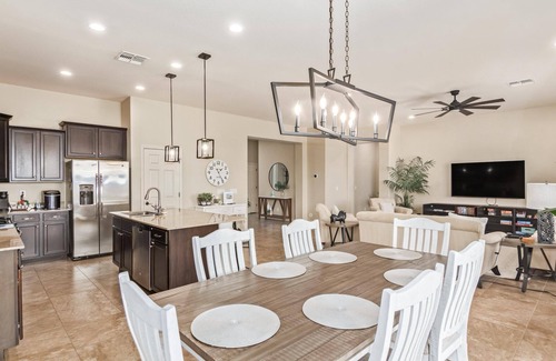 Montecito in Estrella House | Chill by the pool in this Estrella Mtn Ranch designers home!