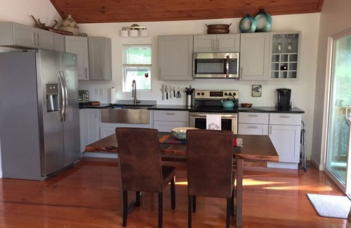 Chimney Rock House | Chimney Rock Mountain Hideaway, Awesome View of Rock, sounds of Broad Run River