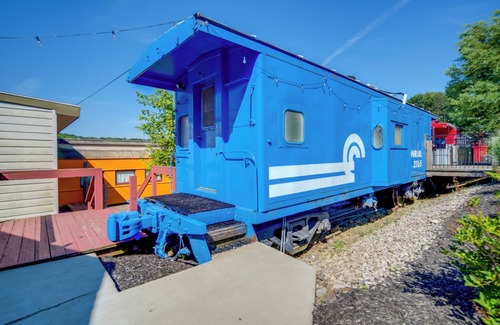 Adrian Furnace Apartment | Choo Choo Blue, Converted Railcar in Dubois!