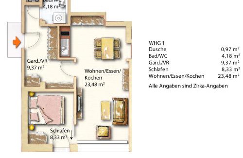 Bad Ischl Apartment | Citycenter Bad Ischl - Studio Apartments TRAUNKAi