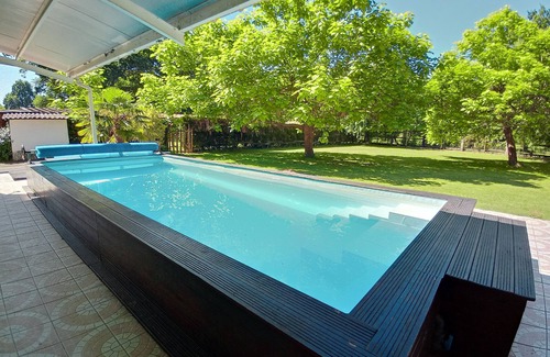 Saint-Paul-en-Born House | CLASSEE 3 ETOILES - swimming pool - jacuzzi 12 people 8 ha estate, lake and sea
