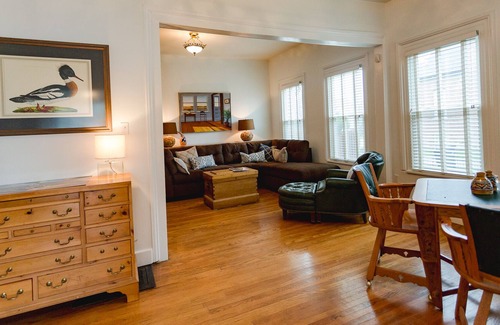 Michigan City Cottage | Classic Roomy Cottage. Best walk-to-everything location.