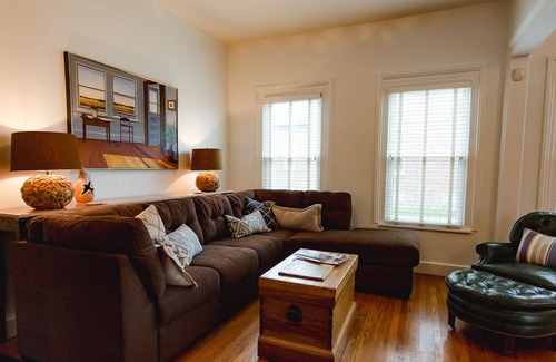Michigan City Cottage | Classic Roomy Cottage. Best walk-to-everything location.