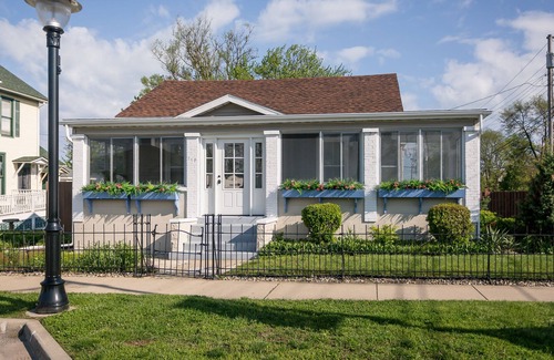 Michigan City Cottage | Classic Roomy Cottage. Best walk-to-everything location.