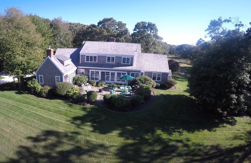 Vineyard Haven House | Close to Lambert's Cove Beach. Pastoral setting. Elegant farmhouse & guest house