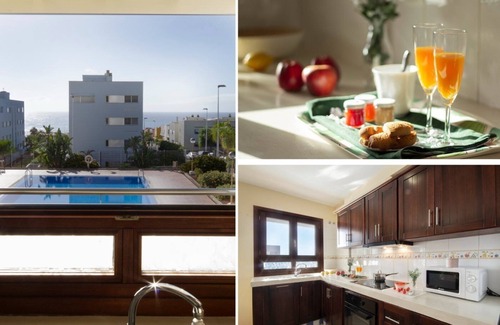 Punta del Hidalgo Apartment | Coastal apartment with terrace and pool