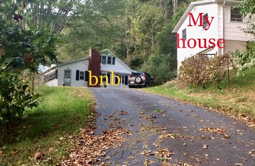 Mars Hill House | Come enjoy a Working Vacation, Quiet Mountain Retreat or Outdoor Play stay.