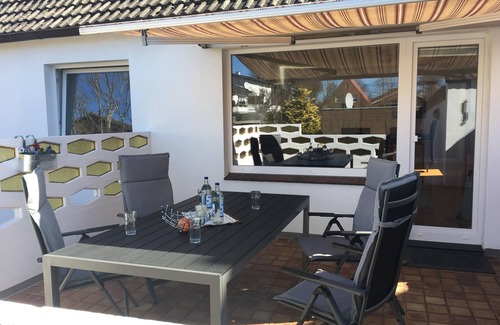 Landkirchen Apartment | Comfortable vacation home with garden and terrace in Landkirchen on Fehmarn