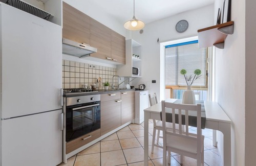 Ferrara Historic Centre Apartment | Comfortable 80 sqm apartment that can accommodate up to 7 people located on the third floor of a building without a lift.The property is located in the center of Ferrara just outside the eastern walls, a few steps from Corso della Giovecca.The accommodat