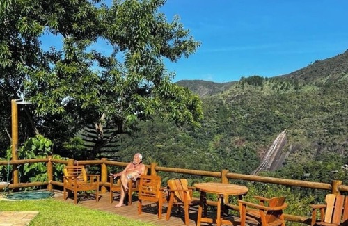 Araras Cottage | Comfortable house, beautiful view in Serra de Petrópolis. Swimming pool, barbecue
