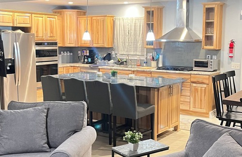 Gilford House | Comfortable House w/Private Gym + back Deck