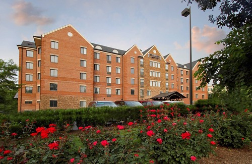 McLean Condo | Comfortable Suite with Private Patio Near DC | Free Breakfast + On-Site Fitness Center