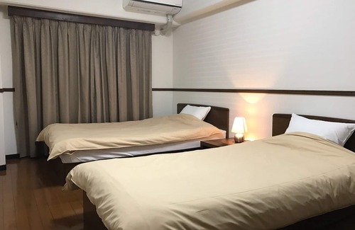 Kitakyushu Apartment | Compact twin type free WiFi with kitchen microwa - Compact twin 406/Kitakyushu Fukuoka