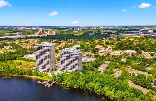 Florida Central Atlantic Coast Condo | Condo is just 2 miles away from Disney, wonderful Lake view family-sized