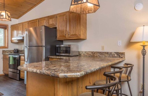 Big Sky House | Condo w/beautiful views, fireplace & community pool/hot tub - Cozy Hidden Village Retreat