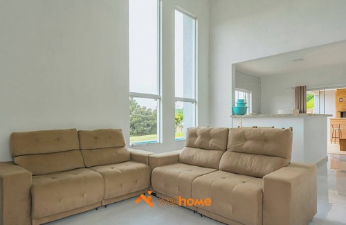 Itupeva House | Conforto e piscina em condomínio em Itupeva