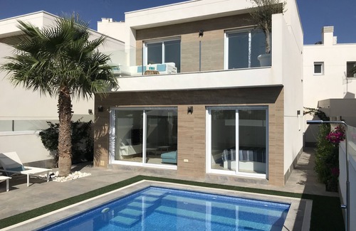Los Imbernones Villa | Contemporary new villa with private swimming pool and close to beaches