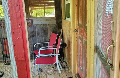 Penrose RV Rental | "Coop-Ahhh Cabana" ! "Glammock" campsite near Dupont State Forest!