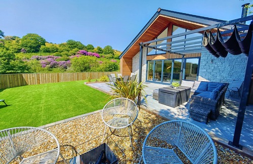 Stenalees Villa | Cornwall PALMA VILLA-Private location,VIEW, Enclosed Garden, 6mile Beach,Harbour