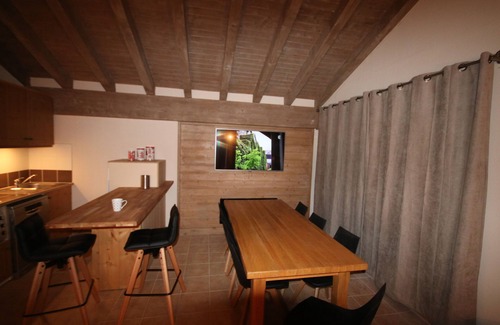 Bellentre Apartment | Cosy apartment 6/8 * in CHALET - Superb VIEW and SWIMMING POOL - 200 M FROM THE SLOPES
