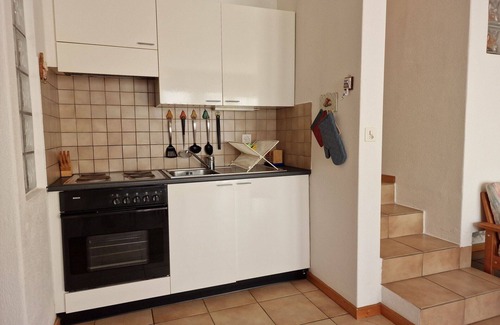 Airolo Apartment | Cosy apartment for 4 people with WIFI, TV, patio and panoramic view