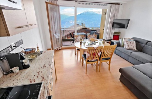 Randogne Apartment | Cosy apartment with magnificent view