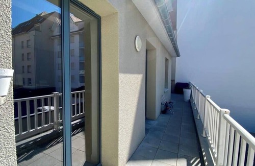 Le Touquet-Paris-Plage Apartment | Cosy flat close to the sea with large terrace