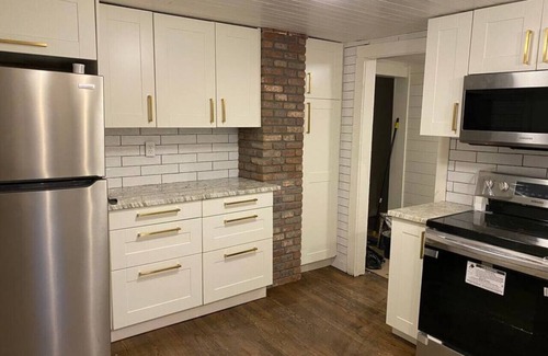 Candler Apartment | Cottage with hot tub, fire pit, game room/theater