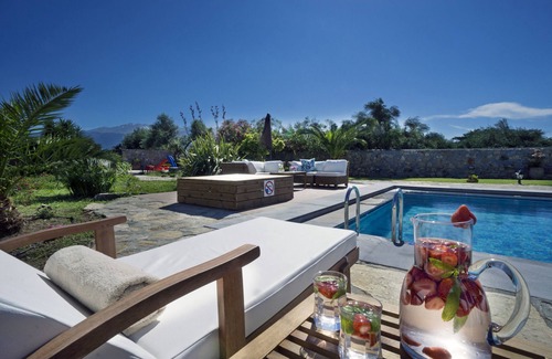 Litsarda Villa | Countryside Large Pool villa Nafsika w/Childrens Play Area 6 km to the Beach.