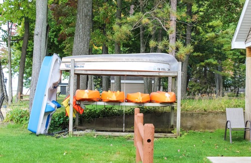 Grayling Cabin | Cozy 2-bedroom cabin with lake view and access.