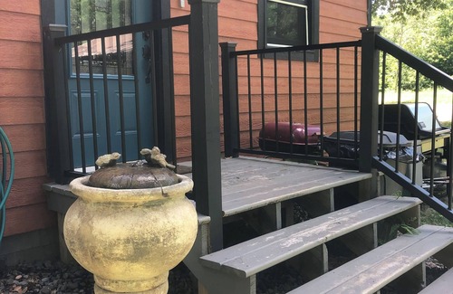 Webb Lake Cabin | Cozy 2 bedroom cabin with fireplace, lake views, steps to sand bottom swimming