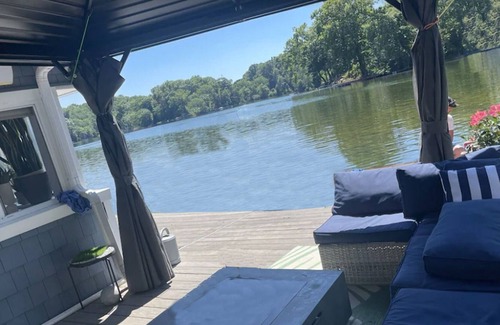Sparta Township Cottage | Cozy 2 bedroom lakeside cottage with fire pit