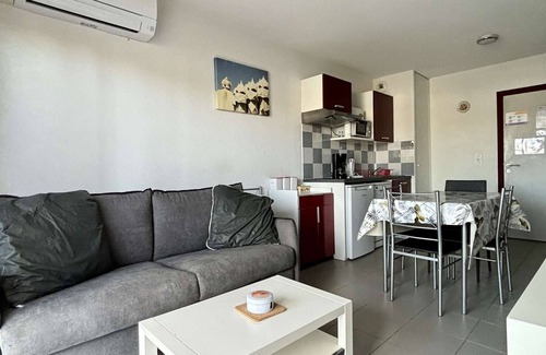 Argeles-sur-Mer Apartment | Cozy 2-Room Apartment with Pool, Gym, and Parking Near the Sea