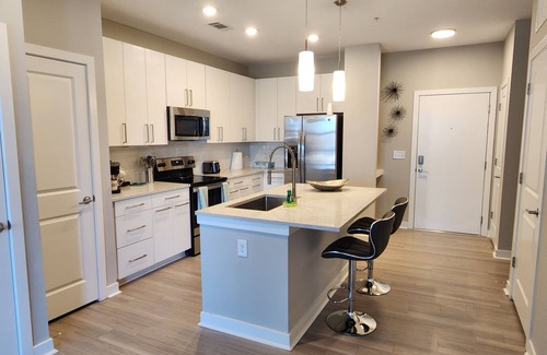Optimist Park Apartment | Cozy apartment located near boutiques, bars, restaurants, & major sport stadiums