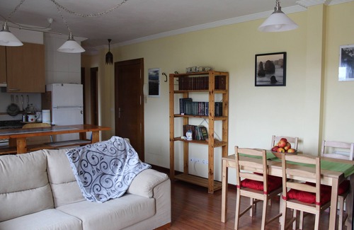 Nueva Apartment | Cozy basement with terrace and views