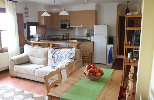 Nueva Apartment | Cozy basement with terrace and views
