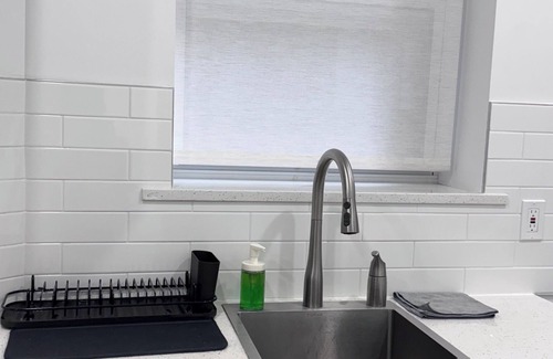 West New York Apartment | Cozy bedroom with attached bathroom 15 ms Manhattan.