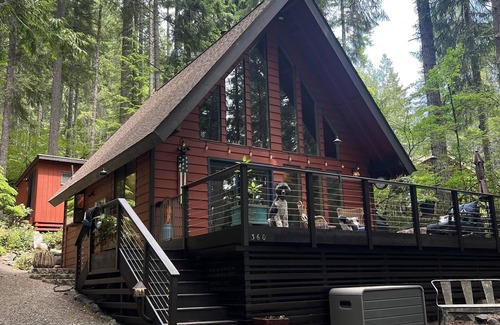 Hoodsport Cabin | Cozy cabin at Lake Cushman in Hoodsport, WA with AC, Wi-Fi, kayak, beach