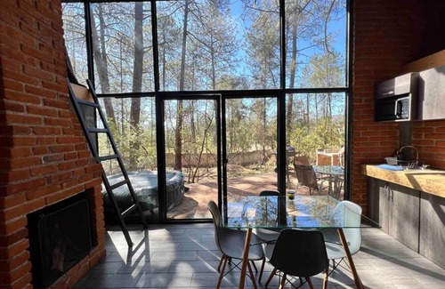 Huasca De Ocampo House | Cozy cabin con jacuzzi Huasca Retreats