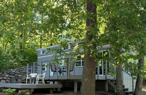 Pelican Rapids Cabin | Cozy cabin on a private wooded lot.