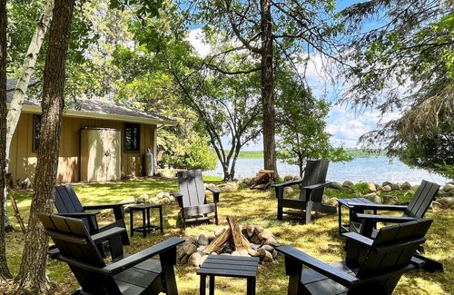 Park Rapids Cabin | Cozy cabin steps from lake with AMAZING view!