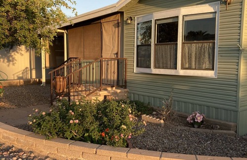 Yuma Cottage | Cozy cottage in premier active 55+ resort.