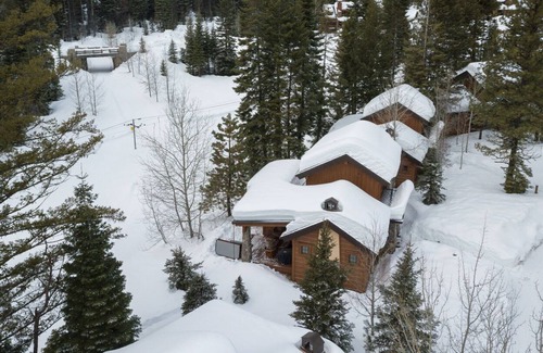 Tamarack Ski Chalet | Cozy Cottage with POMA lift access | Vaulted Ceilings | Spectacular Mountain Views
