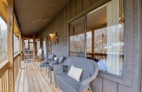 Clyde House | Cozy Creekside Cabin Retreat in Clyde, NC