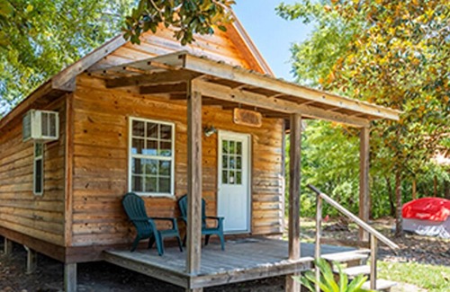 Perkinston Cabin | Cozy Creekside Cabin Retreat on the creek with 2 beautiful sandbars!