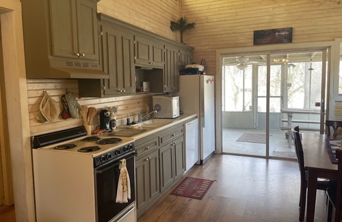 Pangburn Cabin | Cozy family fish camp on the Little Red River, a premier trout fishing stream!