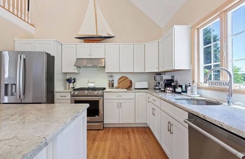 Chatham House | Cozy Family Home in Chatham - Firepit, Game Room, Large Deck, Yard + More