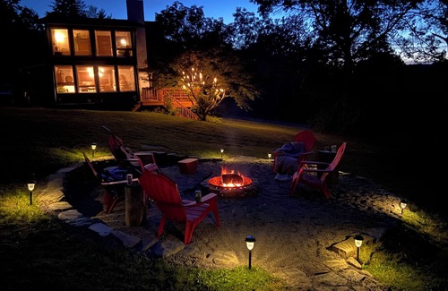Blodgett Mills Ski Chalet | Cozy Hillside Chalet w/Large Yard and Firepit - Greek Peak/Cortland/Ithaca