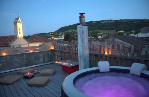 Le Mas-d'Azil House | Cozy house with a Jacuzzi and an amazing view